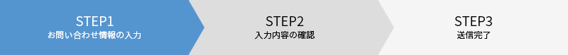 STEP1お問い合わせ情報の入力